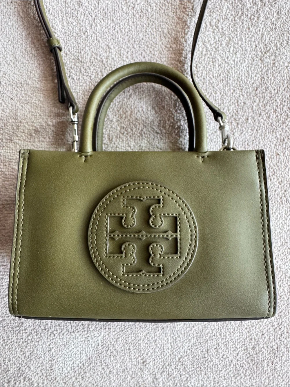 Tory Burch Olive Mini Top-Handle Crossbody